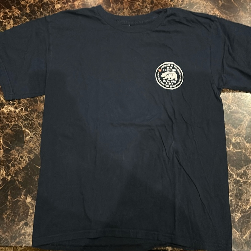 Vans graphic tee size YXL